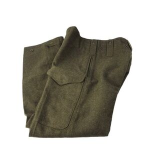 WW2 British Army Military Uniform Trousers Fits small “ see measurement “
